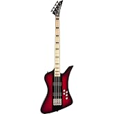 Jackson X Series Signature David Ellefson Kelly Bird IV Bass, Red Stripe, Maple Fingerboard