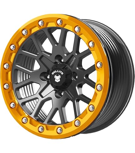 Amazon.com: MSA Offroad Wheels MA45 14X7 4X137 G-BLK MACH 10MM