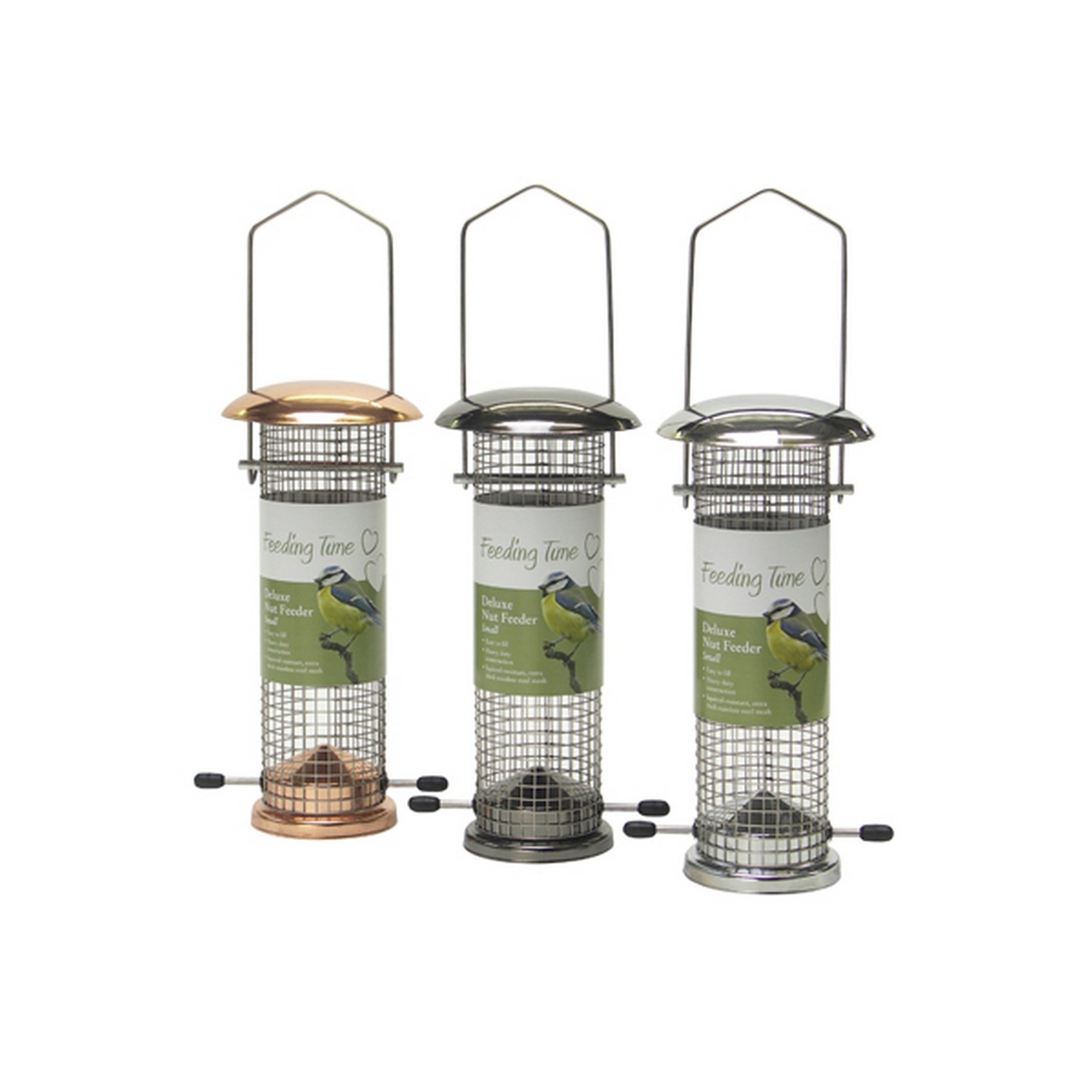 Rosewood Deluxe Nut Feeder For Birds, Small - 1pc, Random Colour