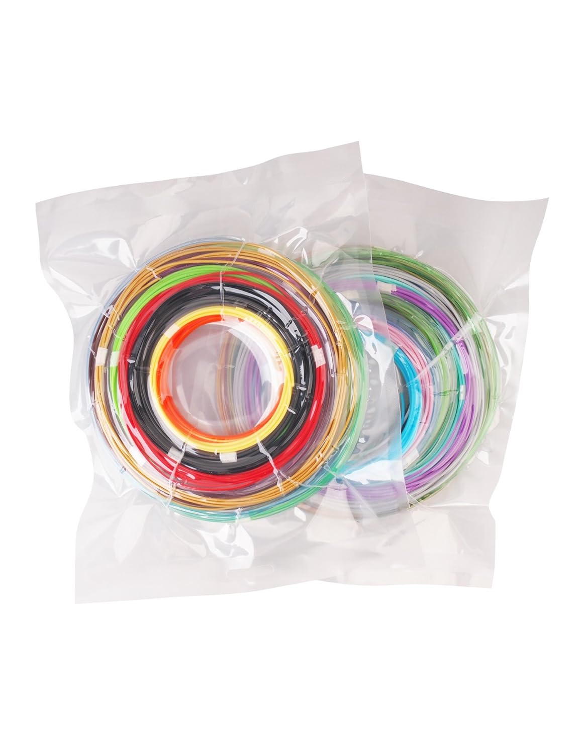 3D Pen/3D Printer Filament,1.75mm PLA Filament Pack of 24 Different Colors,High-Precision Diameter Filament, Each Color 10 Feet, Total 240 Feet Lengths by Mika3d: Industrial & Scientific