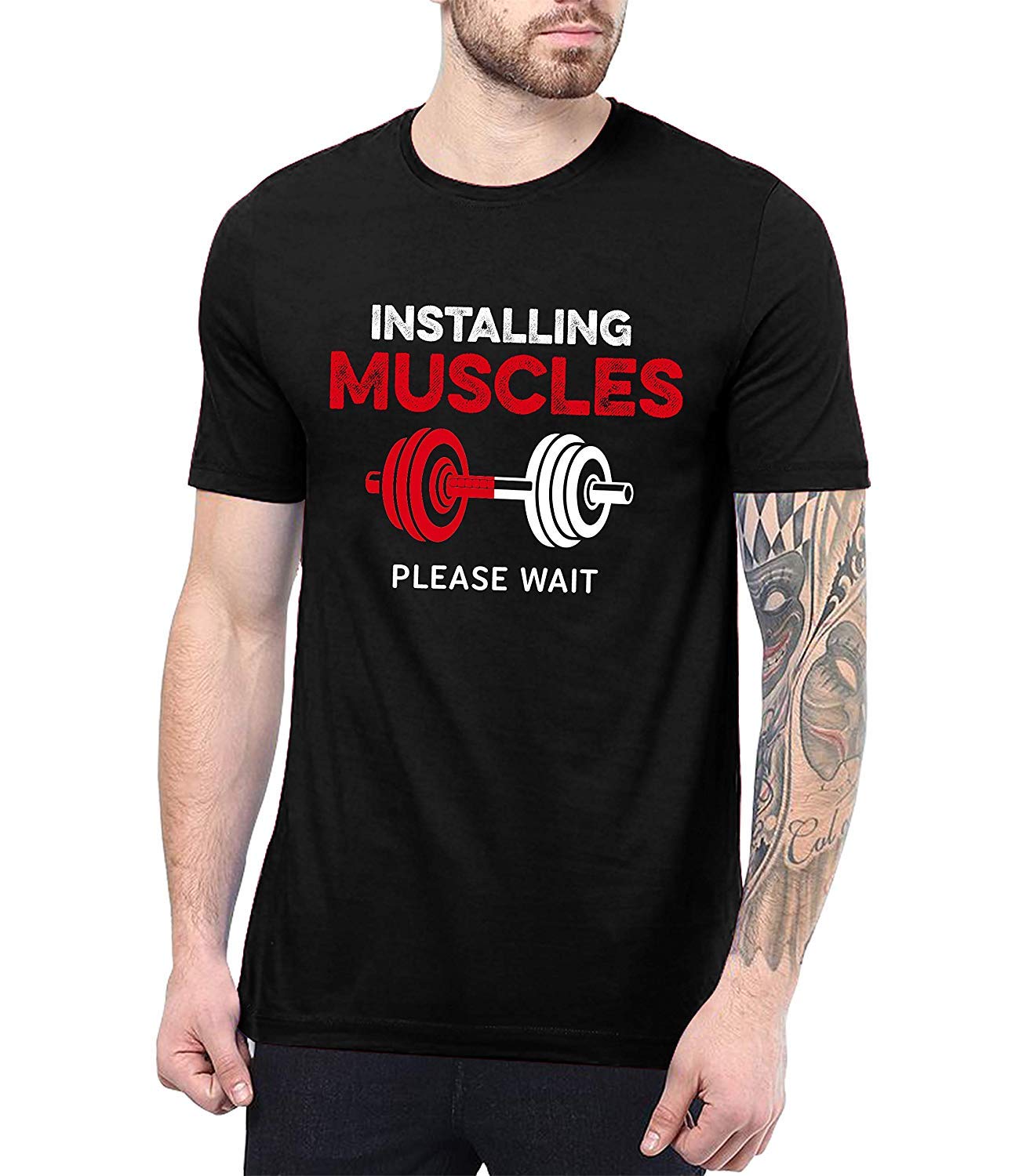 Decrum Gym Workout Weightlifting Crossfi Funny Graphic Tees For T Shirt