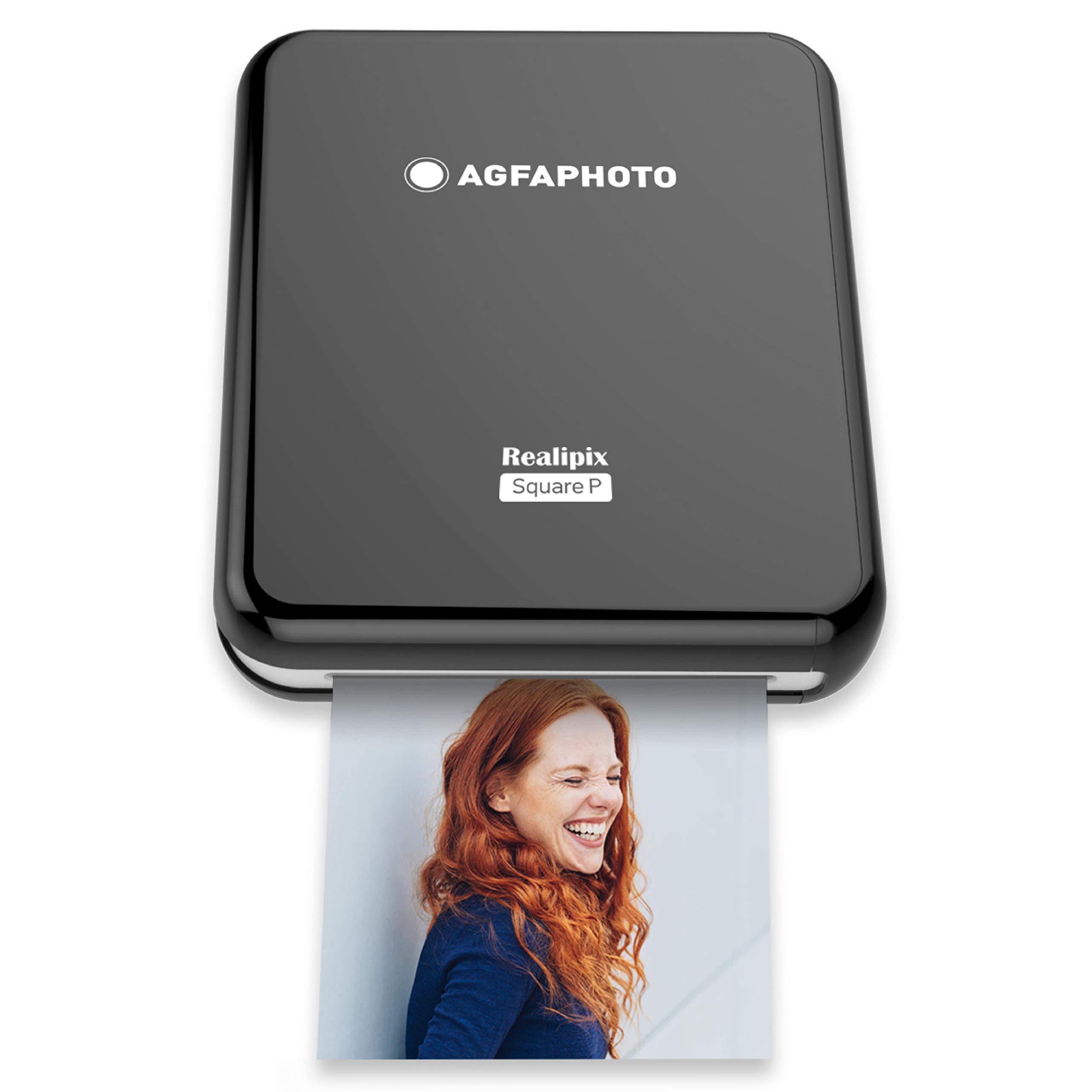 AGFA Photo - Realipix Square P - Photo Printer via Bluetooth - Thermal Sublimation 4Pass