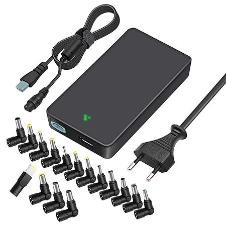 Outtag Universal Netzteil 90W 15V 16V 18.5V 19V 19.5V 20V Ladegerät AC Adapter für Asus Acer HP Dell Toshiba Lenovo Fujitsu I