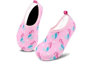 Deevike Kids Water Shoes Boys Grils Barefoot Quick Dry Aqua Socks Beach Shoes for Toddler Sports Swim Surf Outdoor Walking