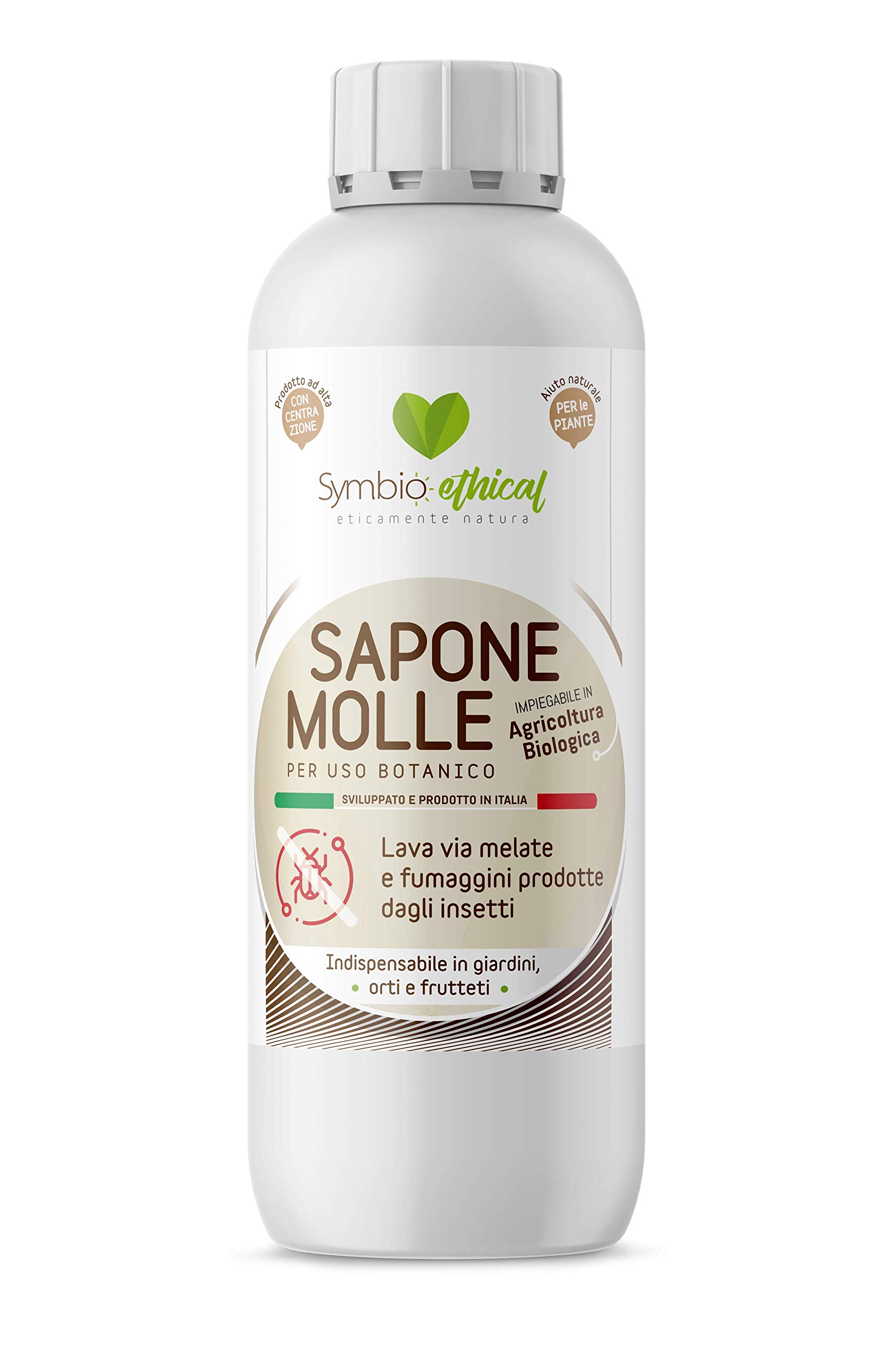 Symbioethical Soft Soap, 500g - Plant Defense Enhancer, Organic Farming, Made in Italy