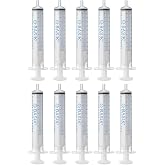 10cc Slip Tip O Ring Syringe Reusable Silicone O Ring Perfect For Hand Feeding Enteral Feeding Crafts 10 / Pack Basik Brand