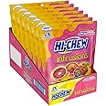 HI-CHEW Infrusions Blood Orange, Stawberry, Peach, 7 Mini Stand Up Pouches, 4.24oz each - Unique Fun Soft & Chewy Candy - Immensely Juicy Fruity Candy Flavors - Individually Wrapped for Sharing