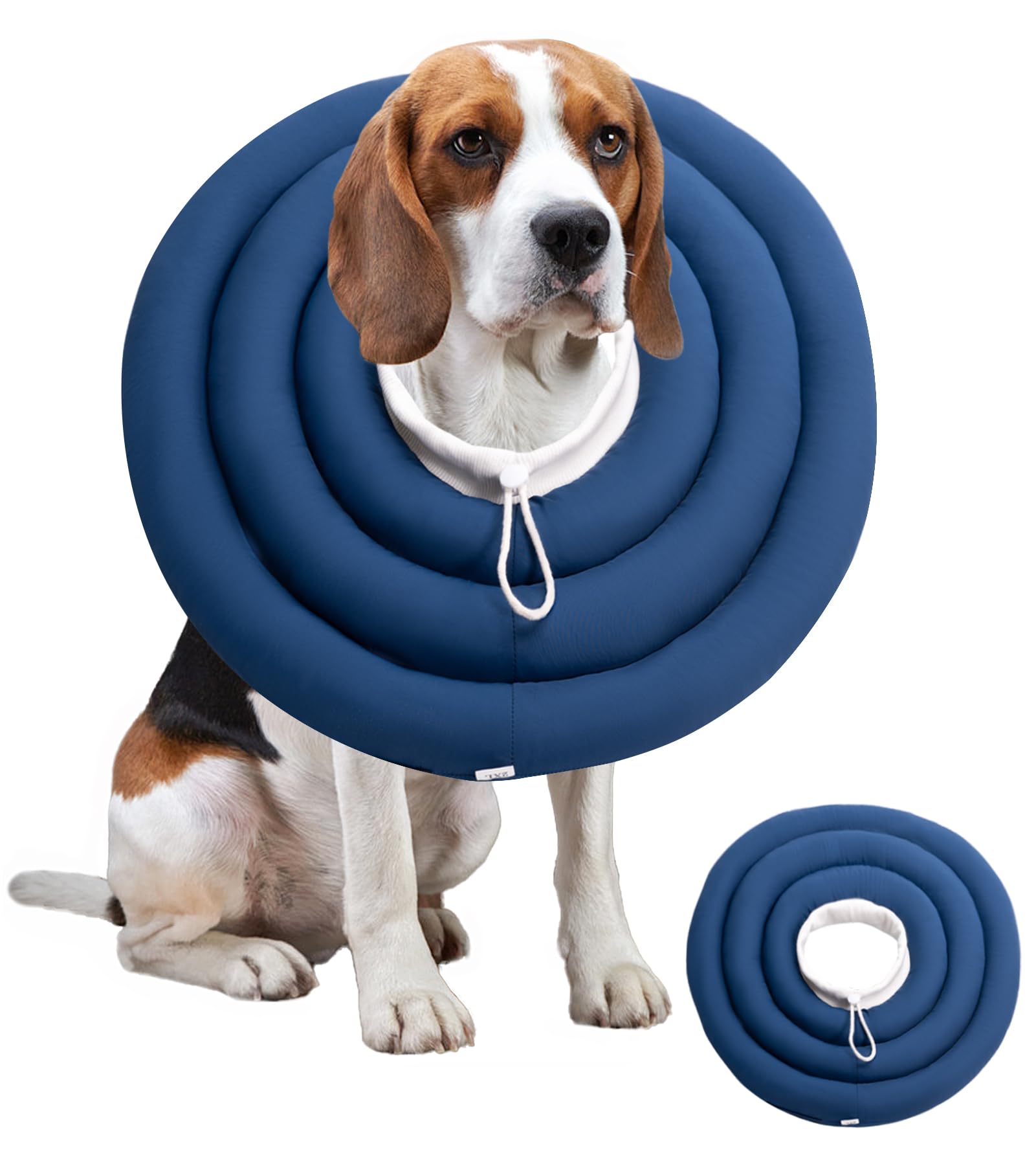 Photo 1 of BARDIMIES Soft Dog Cones, Recovery Dog Donut Collar After Surgery- Cone of Shame Alternative, Pet Elizabethan E-Collar Anti-Bite Lick Wound Healing Adjustable for Small Large Medium Dogs