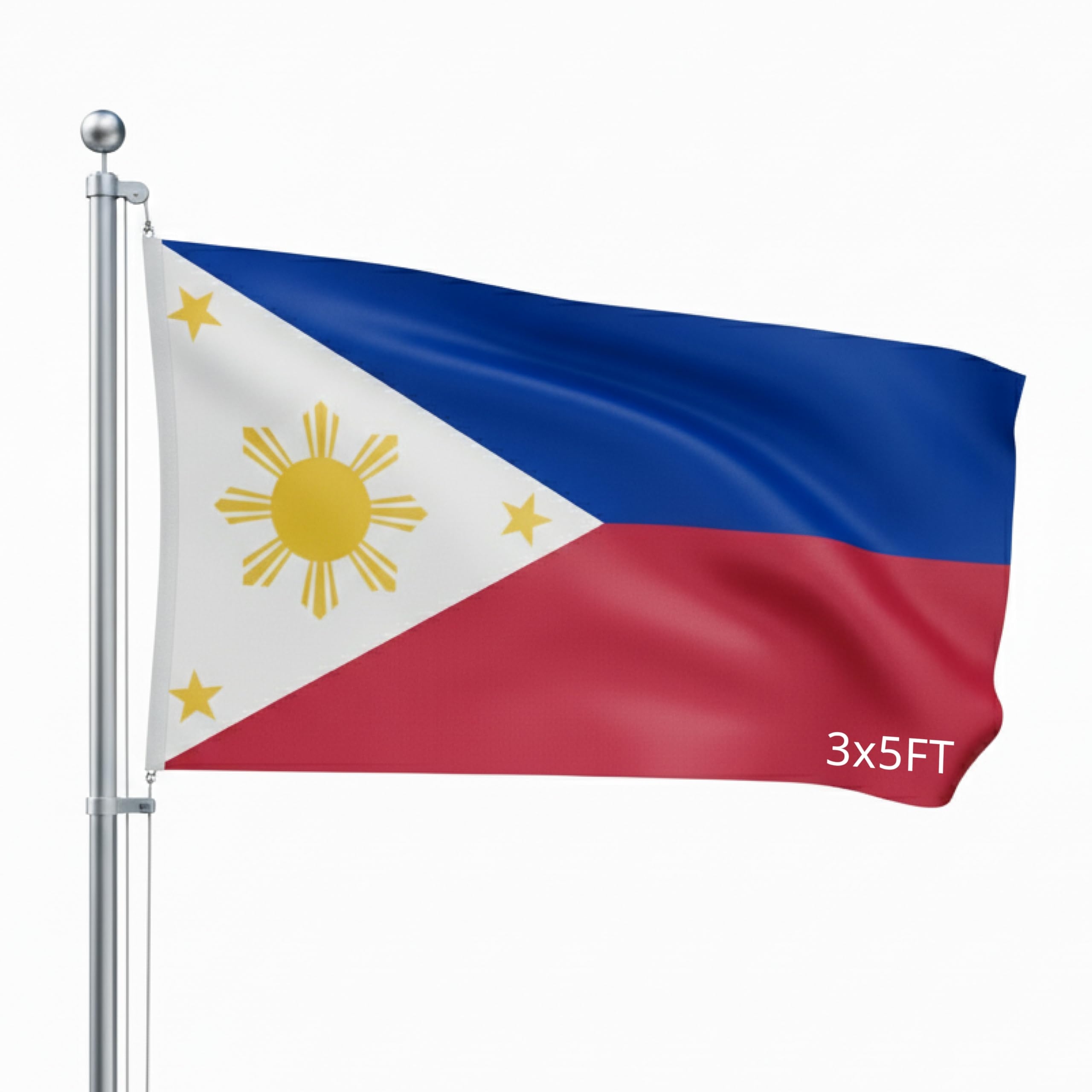 Outdoor Flag - Large 3' x 5', 2-Sided Weather-Resistant Polyester Philippines โ image 1