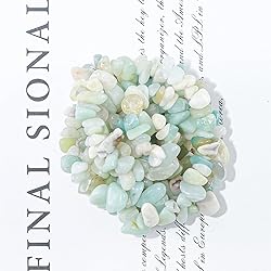260pcs Natural Amazonite Crystal Beads Chips 5mm to