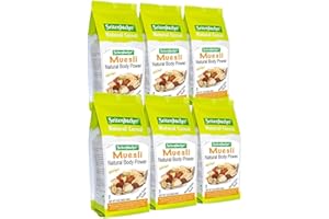Seitenbacher Muesli Cereal #1 – Natural Body Power – Peanuts & Apples, 16 Oz (Pack Of 6)