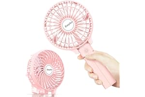 EasyAcc Mini Handheld Fan, USB Desk Fan Small Personal Portable Stroller Table Fan with Rechargeable Battery Operated Cooling Folding Electric Fan 3-10H Working Hours for Travel Office Outdoor