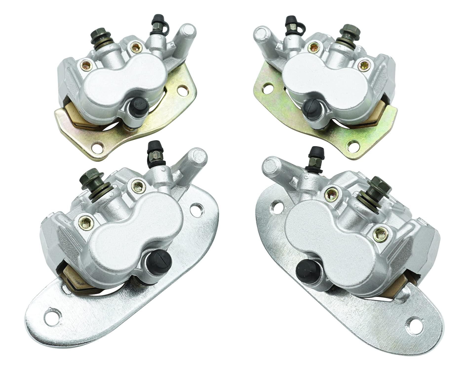 Photo 1 of M MATI Front Rear Left Right Brake Calipers All Four for Yamaha Side by Side Rhino 700 YXR700 2008-2013 5B4-2580T-01-00 5B4-2580U-01-00 5B4-2580V-00-00 5B4-2580W-00-00
