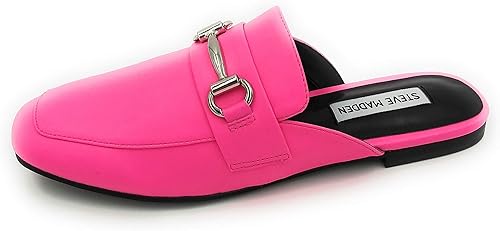 neon pink gucci mules