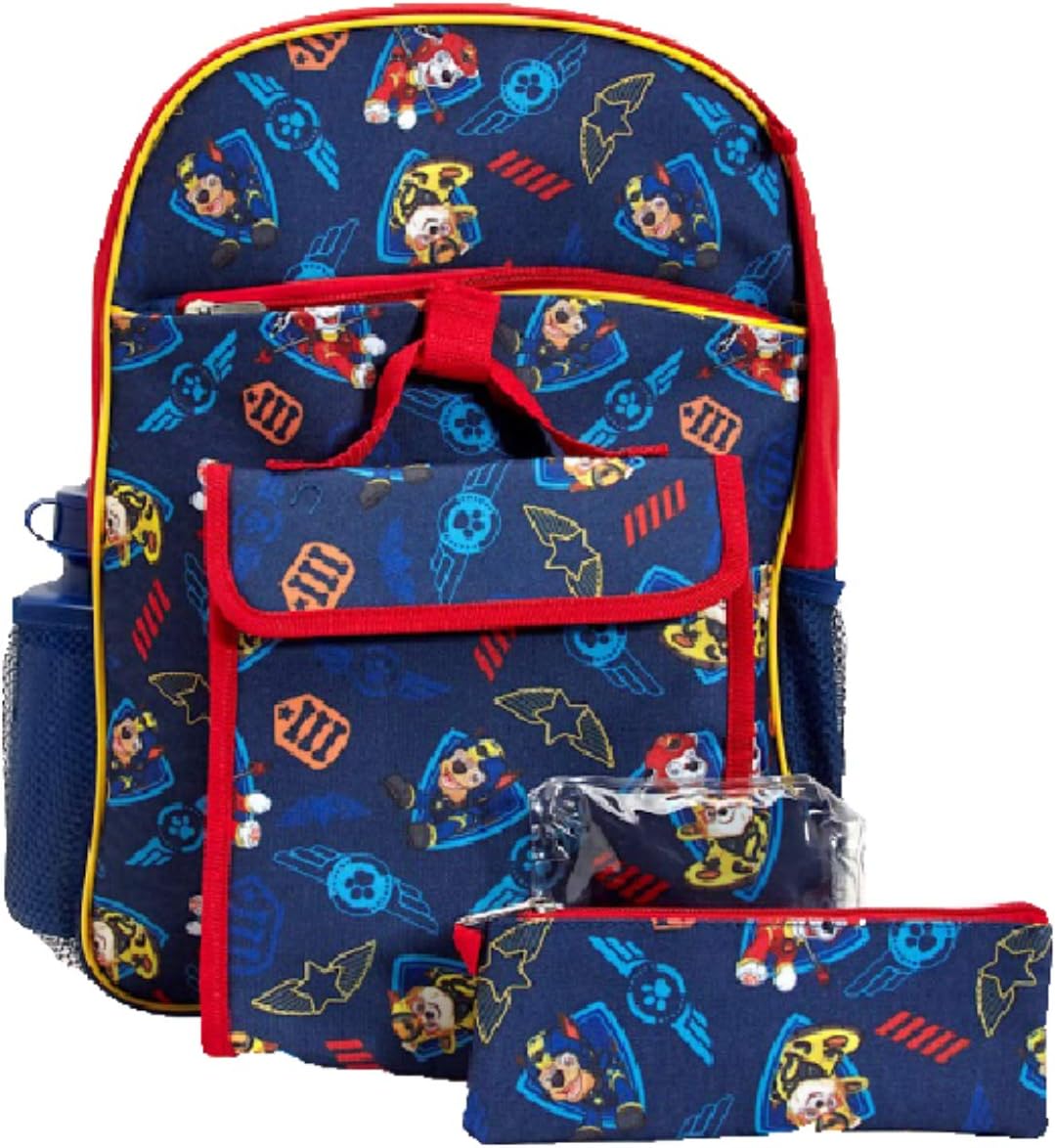 Nickelodeon Paw Patrol 5-Piece Backpack Set