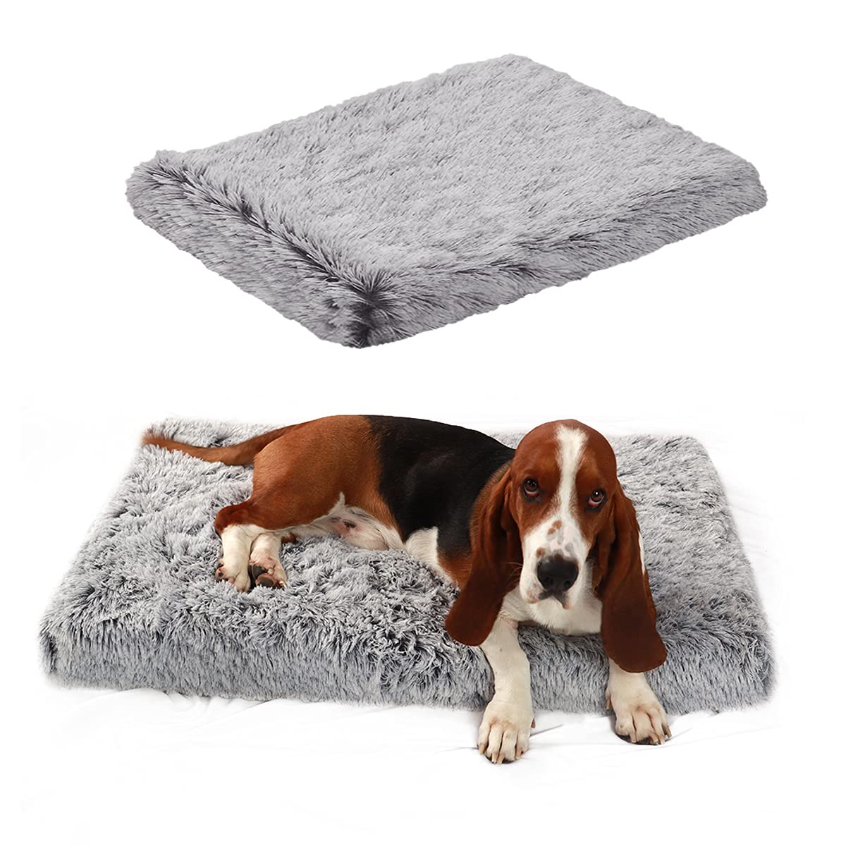 TMbsfatn Dog bed large Premium corrugated Memory Foam comfortably Orthopaedic dog beds detachable and washable washable Pet dog mat (100-60-10CM) — image 1