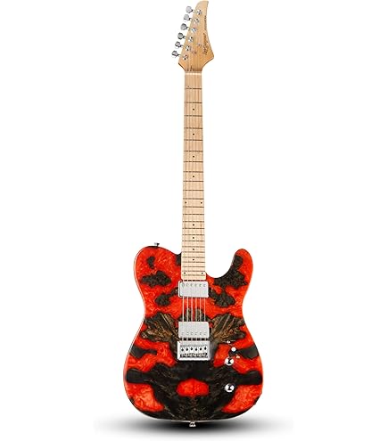Amazon.com: Washburn 6 String Solid-Body Electric Guitar, Padauk