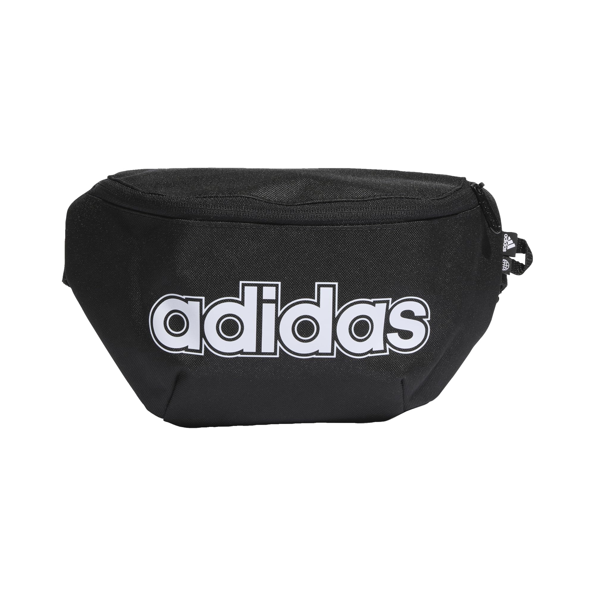 adidas Unisex Classic Foundation Waist Bag, Black/White, One Size
