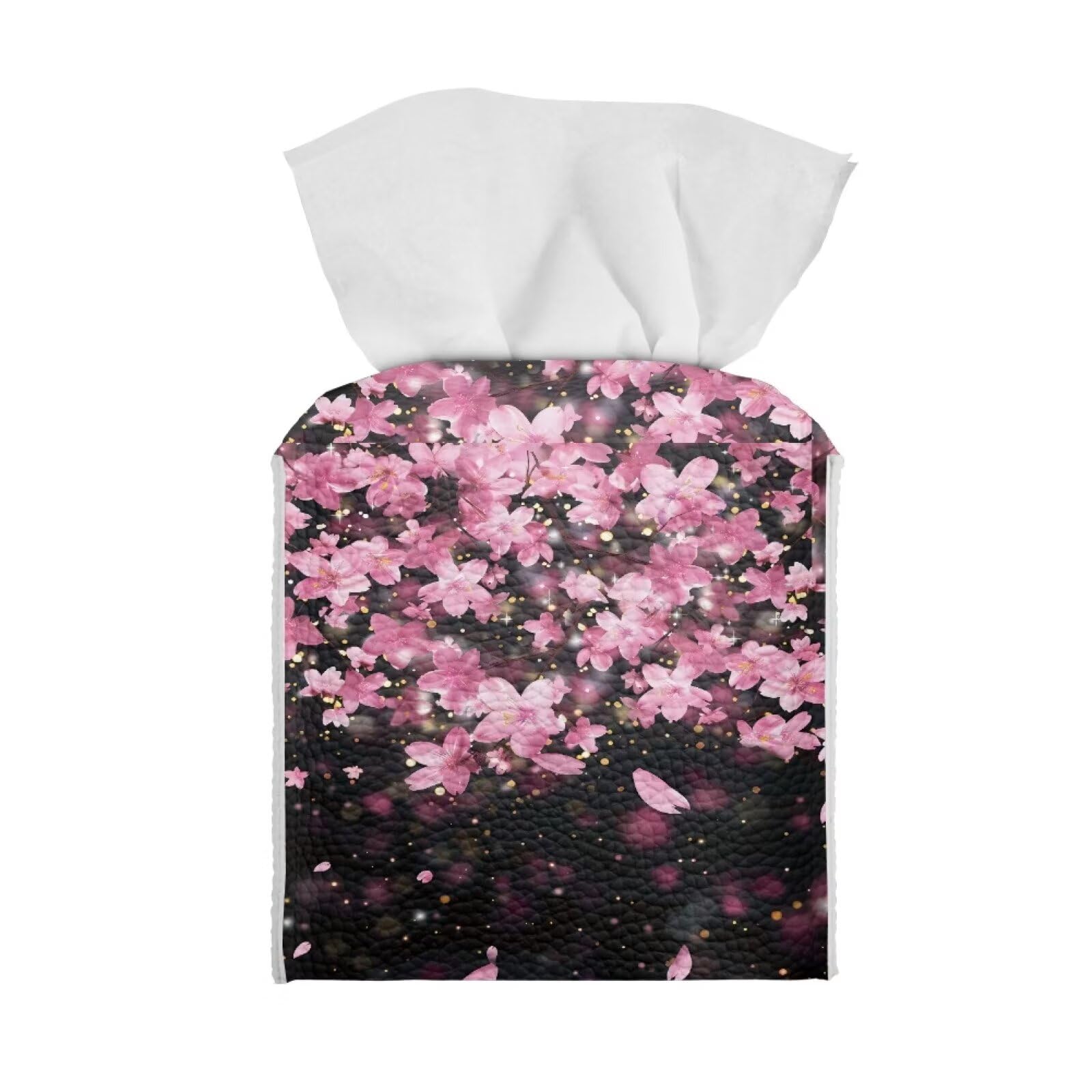 Talayituse Cherry Blossom Print Tissue Box Cover