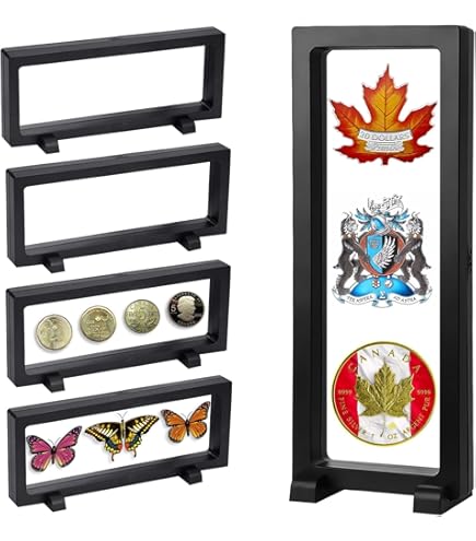 SUPPORT D'ÉCRAN FLOTTANT En Plastique Noir élégant Pour Cadre Pièce De