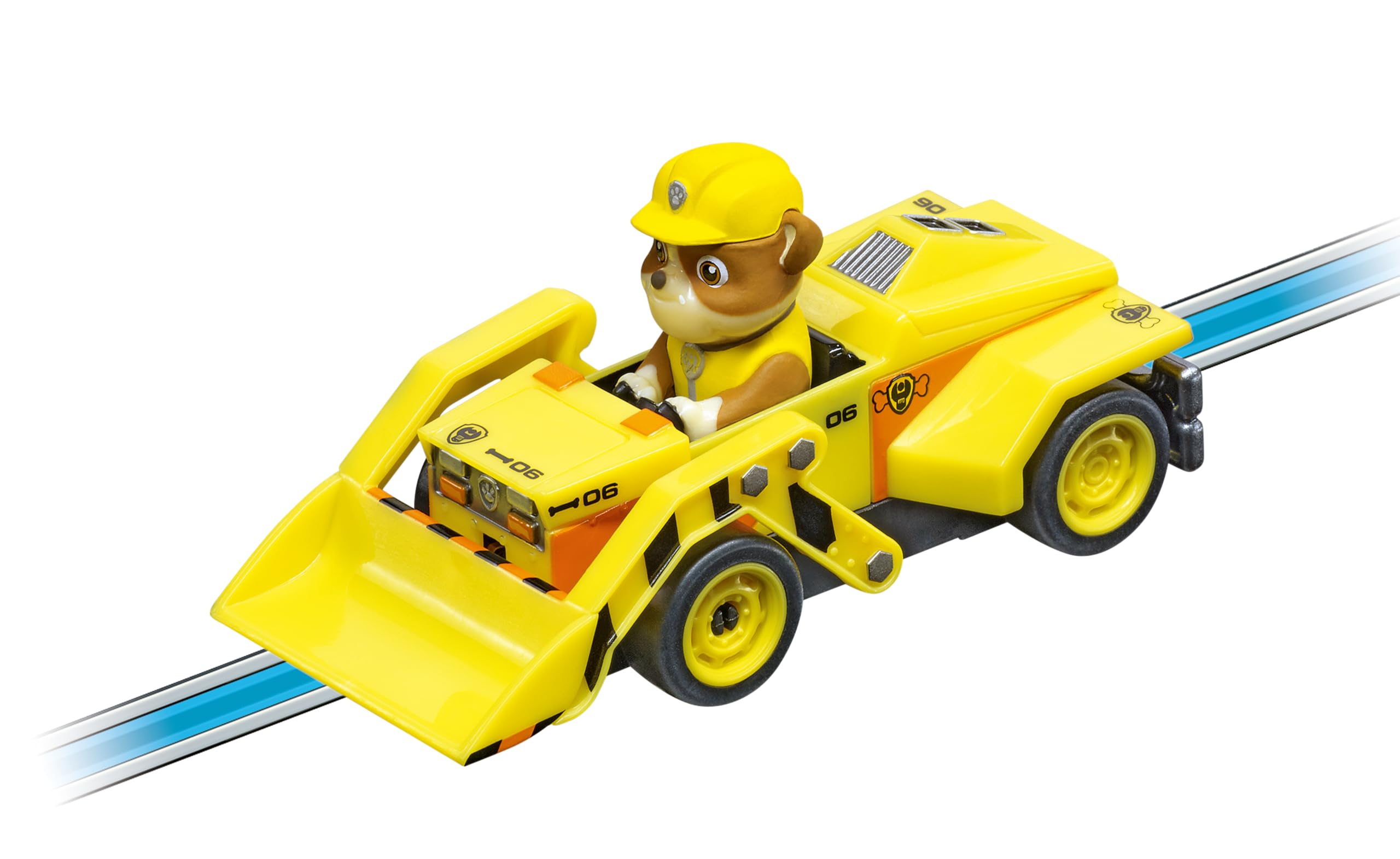 Carrera FIRST 20065025 Slot Car Paw Patrol-Rubble, yellow