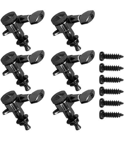 Guyker 6Pcs Guitar Locking Tuners 6 Left Handed - Togo