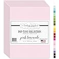 Cardstock Warehouse Pop-Tone Pink Lemonade Cardstock Paper – 25 Sheets, 8.5 x 11" - 100 lb / 270 GSM Premium Pink Card Stock for Die-cutting, Crafts, Printing, Card Making and DIY Projects