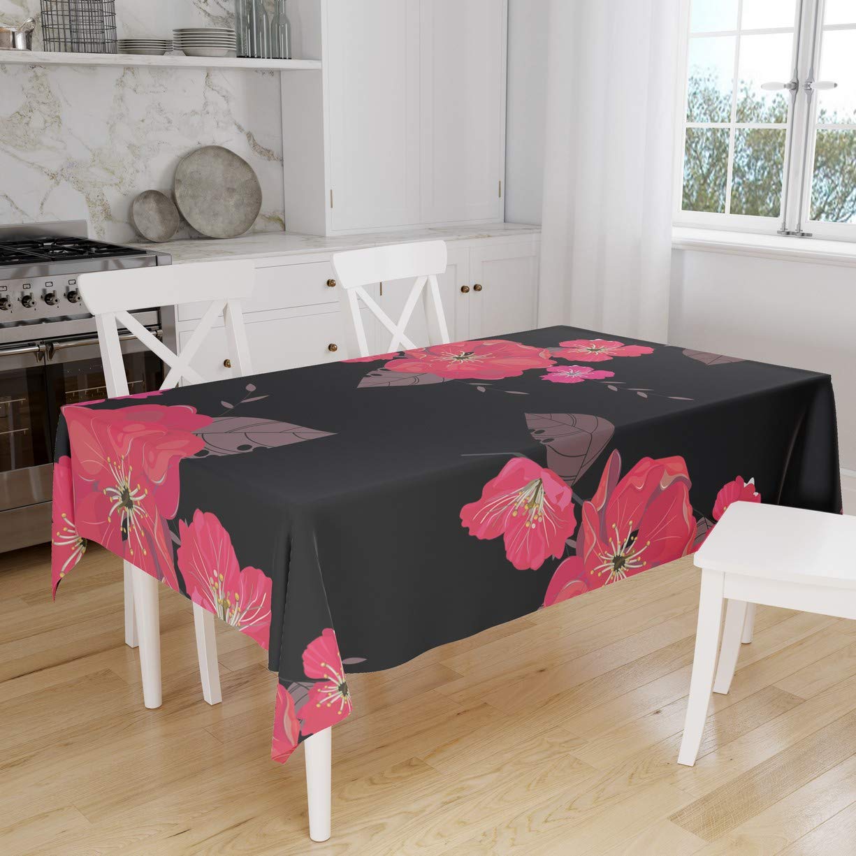 Bonamaison Kitchen Decoration, Tablecloth, 140cm x 160cm - Designed and Manufactured in Turkey