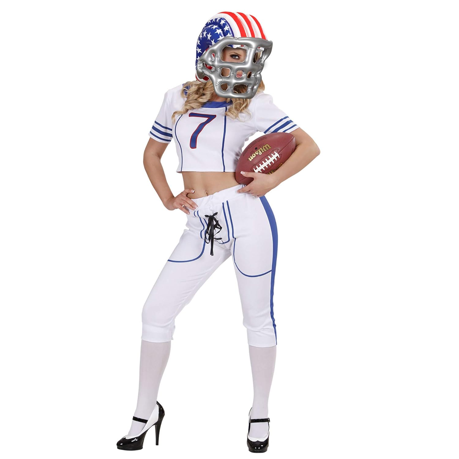 WIDMANN 04868 ? Hinchable Casco de fútbol Americano con Amer ...