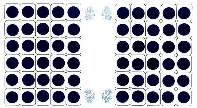 SJ COLLECTION Black Round Shape 60 Large Size (Height 12 mm x Width 12 mm) Forehead Black Bindis