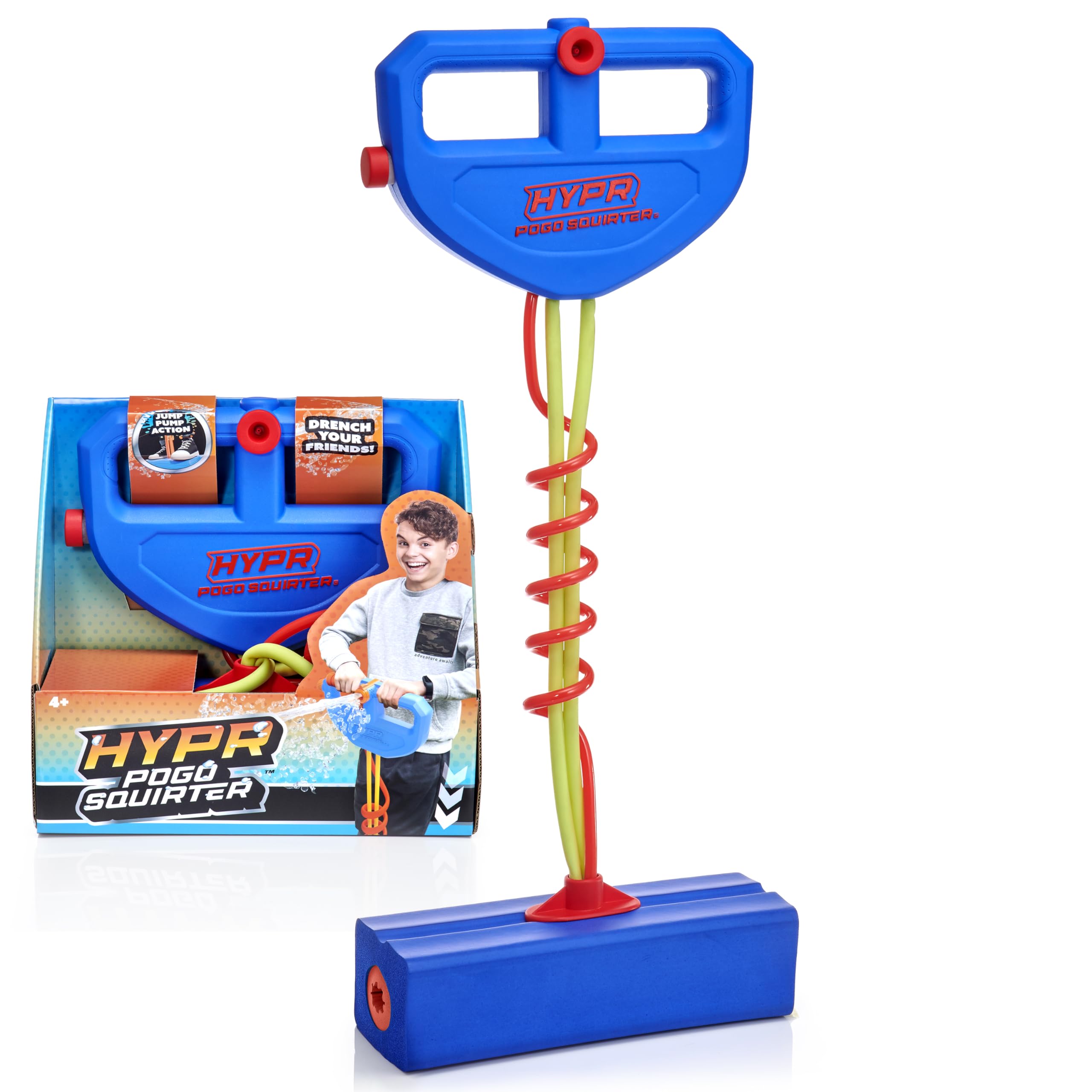 WOW! STUFF HYPR POGO Squirter|Girls or Boys Toys ages 3 4 5 6 7 8 9 | Ultimate Pogo stick jumper with Pogo soaker action| The Soft Foam Pogo Water Blaster |Fun Indoor and Outdoor Garden toys
