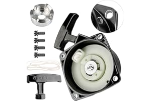 Retepif Recoil Starter Pull Start with Starter Claw for Husqvarna 350BF 350BT 150BT 150BF Backpack Blower A051001520 502843101 Redmax 502843101 Echo 6820675010 Shindaiwa 68206-75010 A051001520