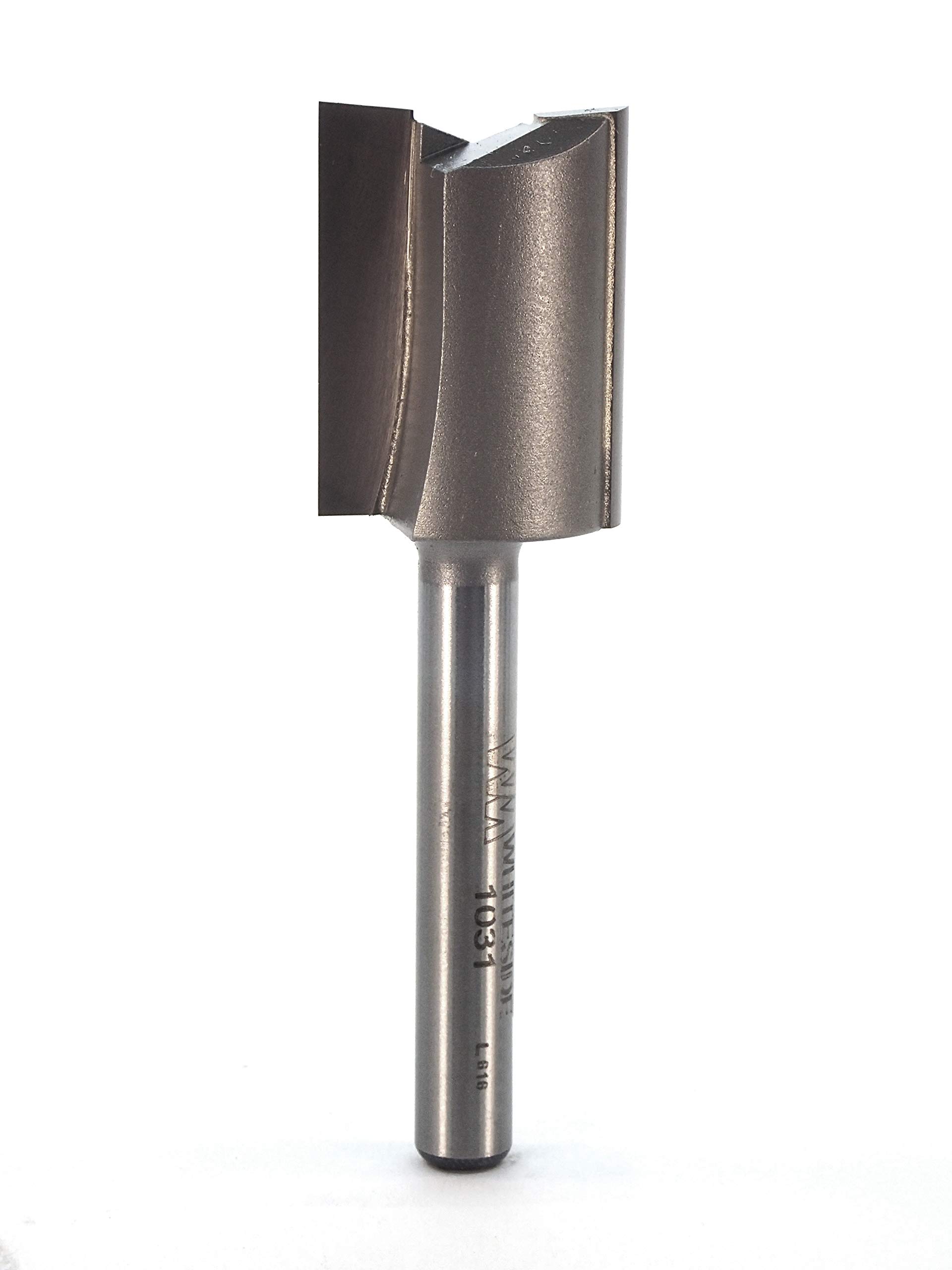 Whiteside Router Bits 1031 Straight Bit with 3/4-Inch Cutting Diameter and 1-Inch Cutting Length