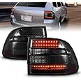 AmeriLite Smoke LED Tail Lights Pair For Porsche Cayenne SUV - Driver And Passenger Side