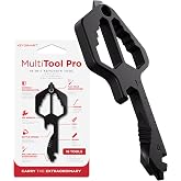 KeySmart Multitool Pro - 18-in-1 Multifunction Key Shaped Tool Pocket Multi-Tool Key Chain Bottle Opener Keychain, Key Multit
