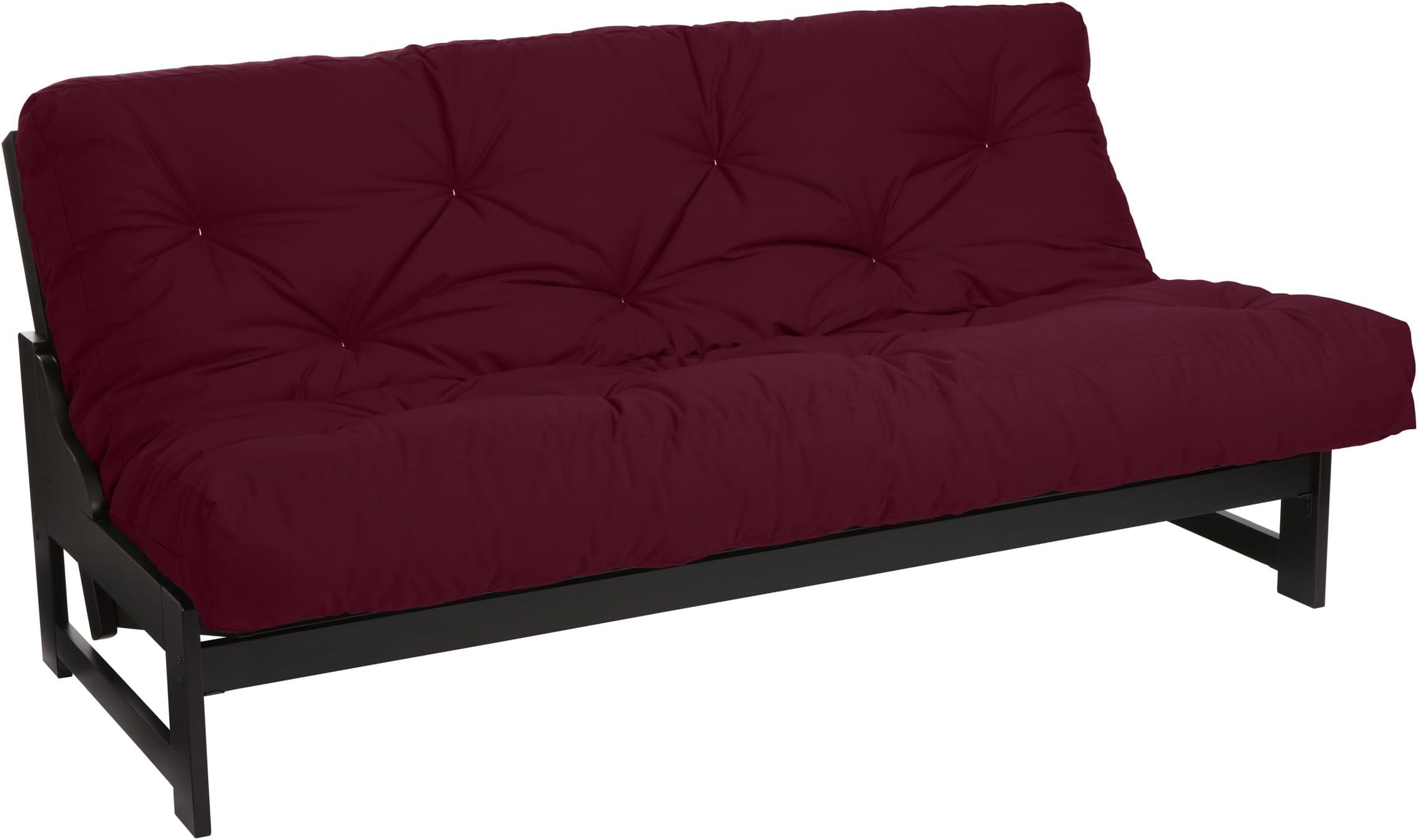 Humble and Haute Full Size Burgundy 8-inch Dual Latex Futon Mattress Burgundy