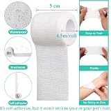 ADMITRY Self Adhesive Bandage Tape 5cm x 4.5m White 12 Rolls view 3
