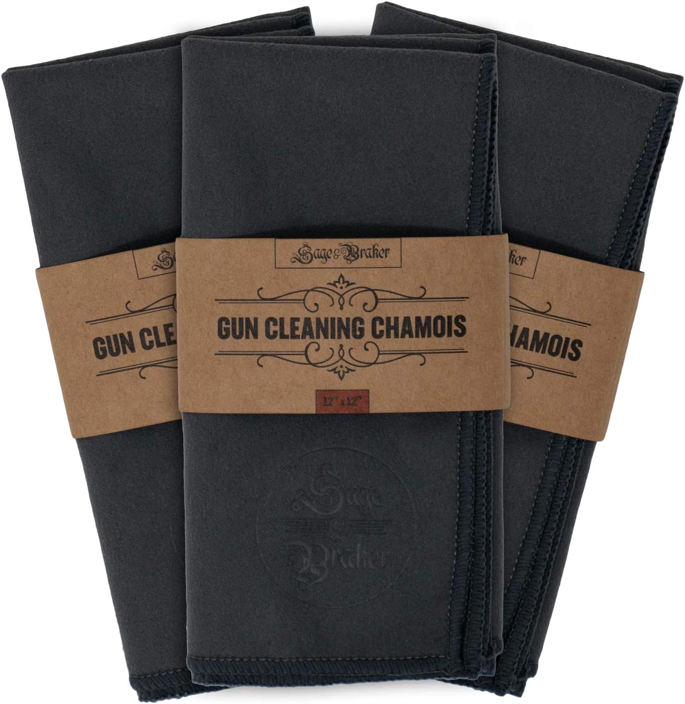 Sage and Braker Mercantile Gun Cleaning Cloth 3Pack
