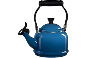 Le Creuset Enamel On Steel Demi Tea Kettle, 1.25 qt., Marseille