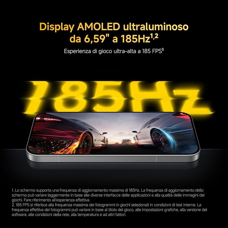 POCO F9 Pro, Smartphone 12+256GB, Nero, Batteria 6330mAh, HyperCharge 100W