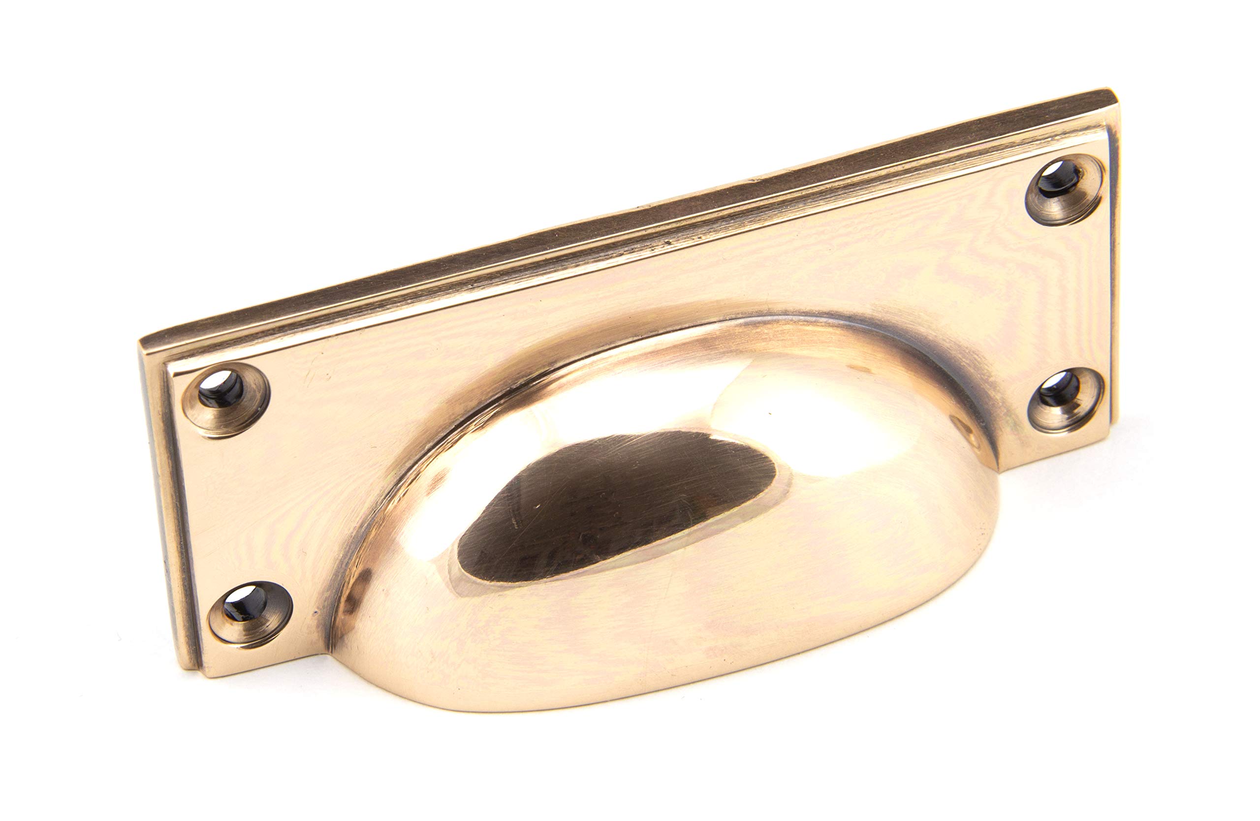 From The Anvil Home Polished Bronze Art Deco Drawer Pull 45404