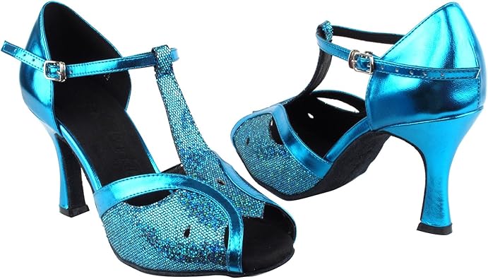 blue heels size 5