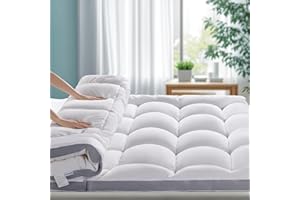 LIANLAM 3 Inch Memory Foam Mattress Topper Queen with Breathable Air Mesh Sides,1700GSM Ergonomic Mattress Pad for Back Pain, Extra Thick Cooling Pillow Top with 8"-18" Deep Pocket(60"x80")