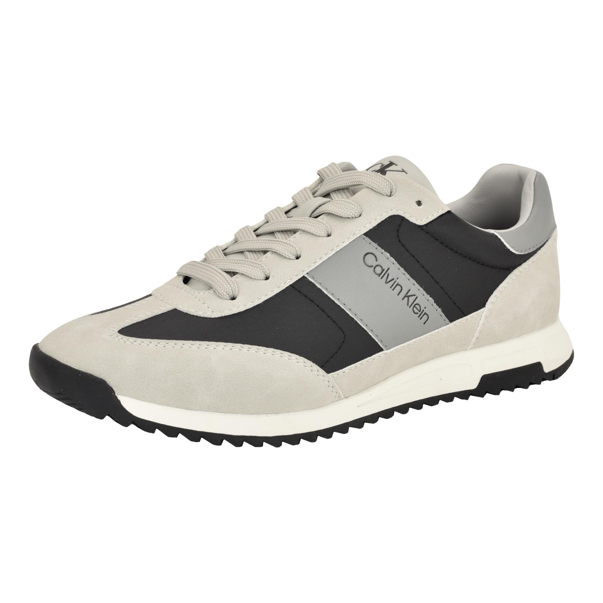 Calvin Klein Men’s Galent Sneaker, Light Grey/Dark Grey 051, 13