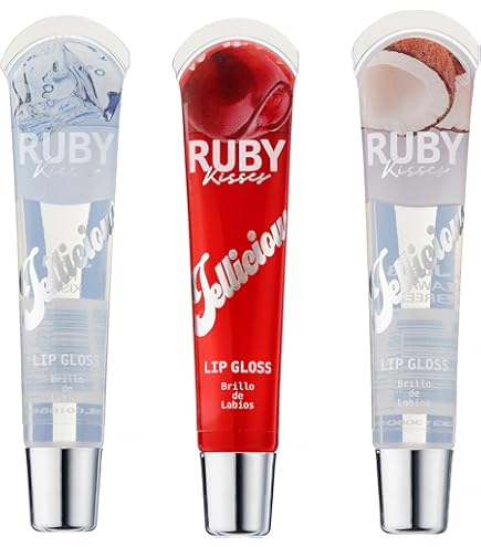 Amazon.com: Ruby Kisses Jellicious Mouth Watering Lip Gloss
