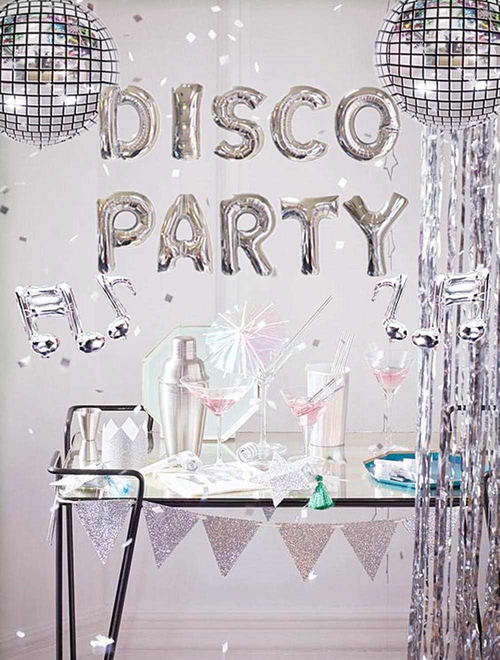 Jevenis disco party balloons 70s disco fever party decoration disco party decoration fever party decorations - Image 5