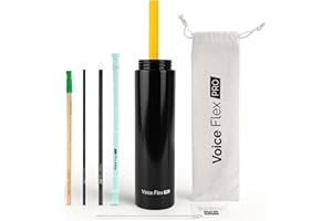 CAMTOMS Singing Straw for Vocal Training - Professional Voice Trainer for Singers - SOVT Vocal Trainer - Vocal Cord Warm Up Tool - Voice Training Straw for Vocal Health