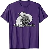 ELDA DESIGN Atticus Finch Retro Classic Book Illustration T-Shirt