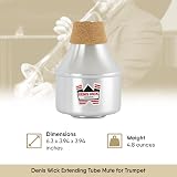 Denis Wick 5506 Extending Tube Harmon Mute for Bb Cornet Trumpet Aluminium view 3