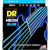 DR Strings Neon Electric Guitar Strings - .009-.042 Light, Blue